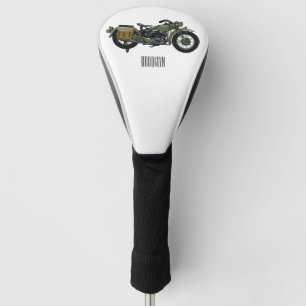 Abbildung des Cartoon eines Militärkreuzers Golf Headcover