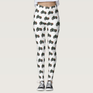Abbildung des Cartoon eines Militärkreuzers Leggings