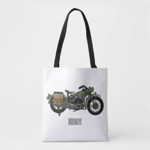Abbildung des Cartoon eines Militärkreuzers Tasche