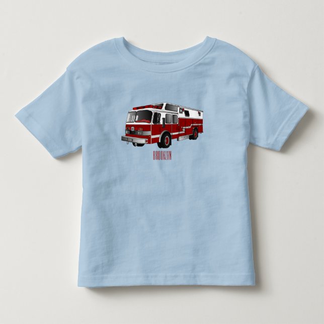 Abbildung des Cartoon eines Motors Kleinkind T-shirt (Vorderseite)