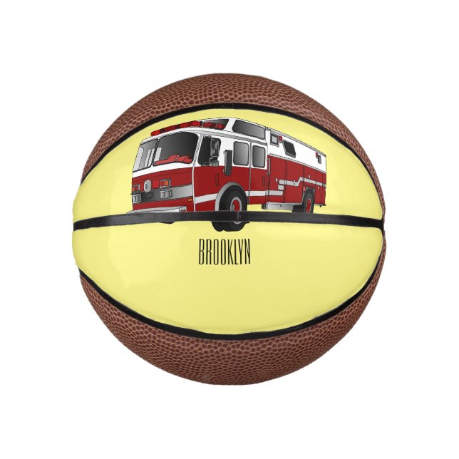 Abbildung des Cartoon eines Motors Mini Basketball (Vorderseite)