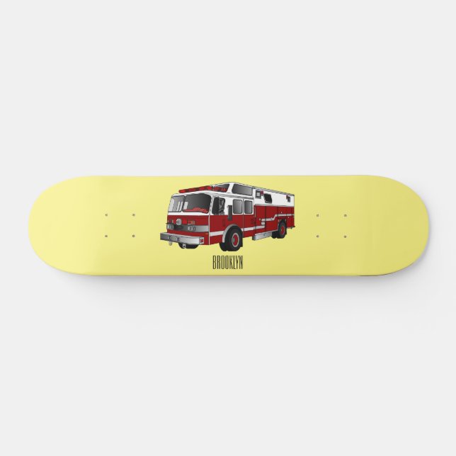 Abbildung des Cartoon eines Motors Skateboard (Horizontal)