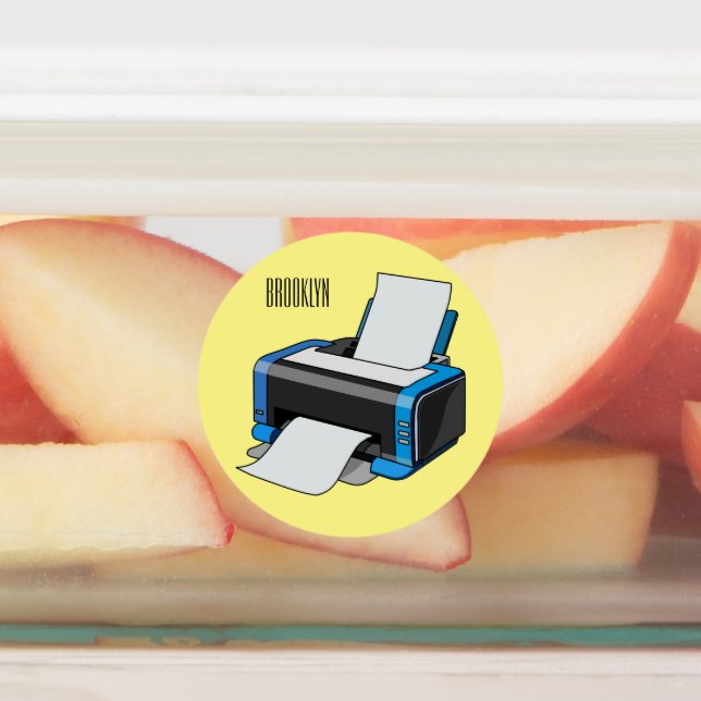 Abbildung des Cartoon Etiketten (Befestigt)