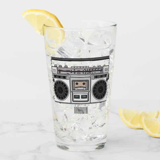 Abbildung des Cartoon Glas (Vorderseite Ice)