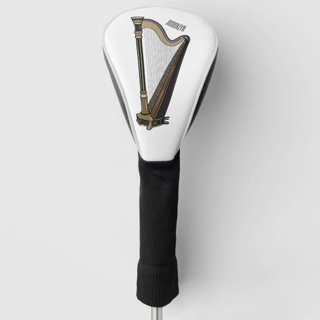 Abbildung des Cartoon Golf Headcover (Vorderseite)