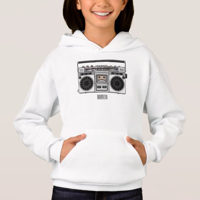 Abbildung des Cartoon Hoodie (Vorderseite)