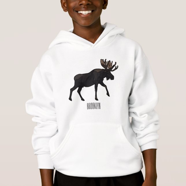 Abbildung des Cartoon Hoodie (Vorderseite)