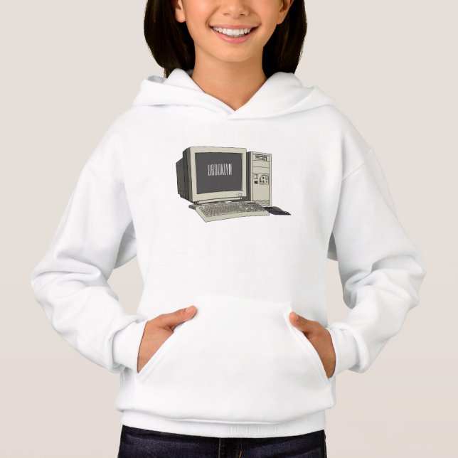 Abbildung des Cartoon Hoodie (Vorderseite)