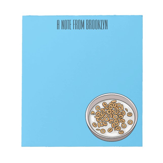 Abbildung des Cartoon Notizblock (Vorderseite)