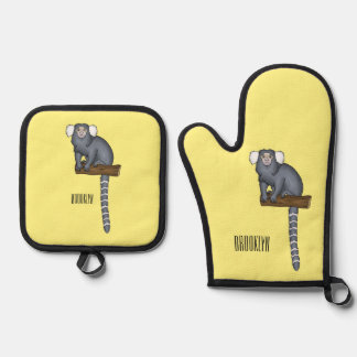 Abbildung des Cartoon Ofenhandschuh & Topflappen-Set