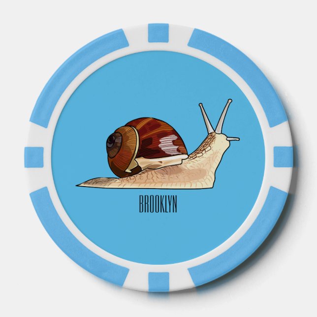 Abbildung des Cartoon Pokerchips (Vorderseite)