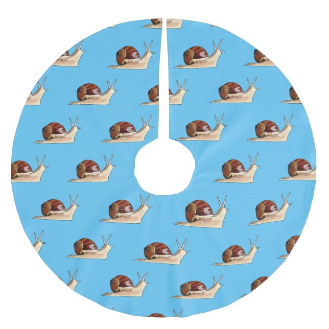 Abbildung des Cartoon Polyester Weihnachtsbaumdecke (Vorderseite)
