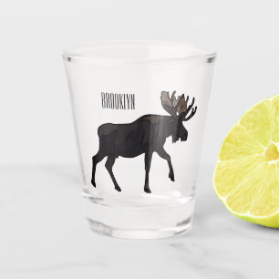 Abbildung des Cartoon Schnapsglas