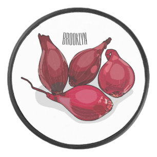Abbildung des Cartoon Shallot Eishockey Puck