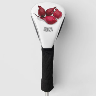 Abbildung des Cartoon Shallot Golf Headcover