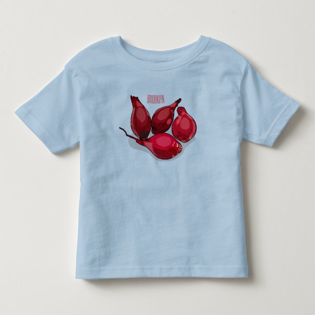Abbildung des Cartoon Shallot Kleinkind T-shirt (Vorderseite)