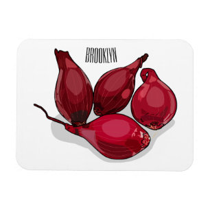 Abbildung des Cartoon Shallot Magnet