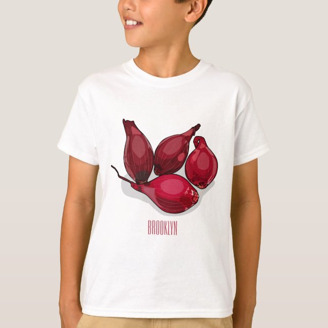 Abbildung des Cartoon Shallot T-Shirt (Vorderseite)