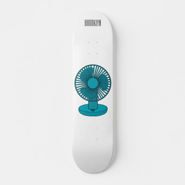 Abbildung des Cartoon Skateboard (Vorne)