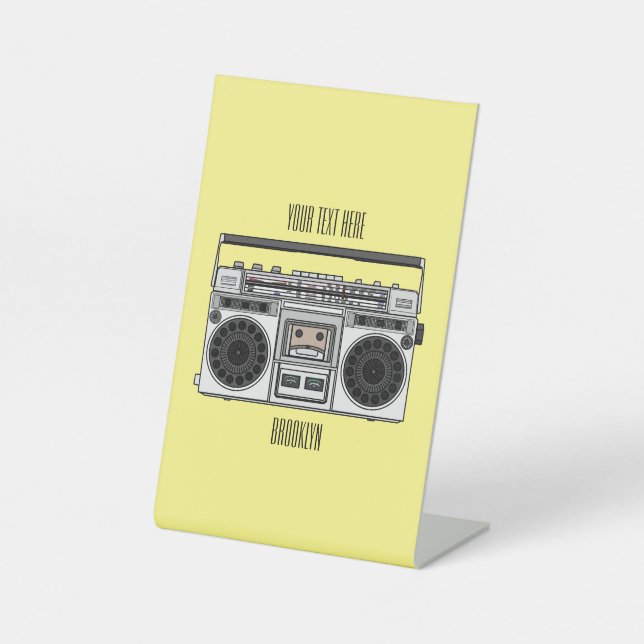 Abbildung des Cartoon Sockelschild (Vorderseite)