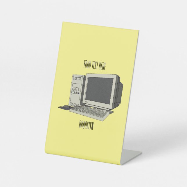 Abbildung des Cartoon Sockelschild (Vorderseite)