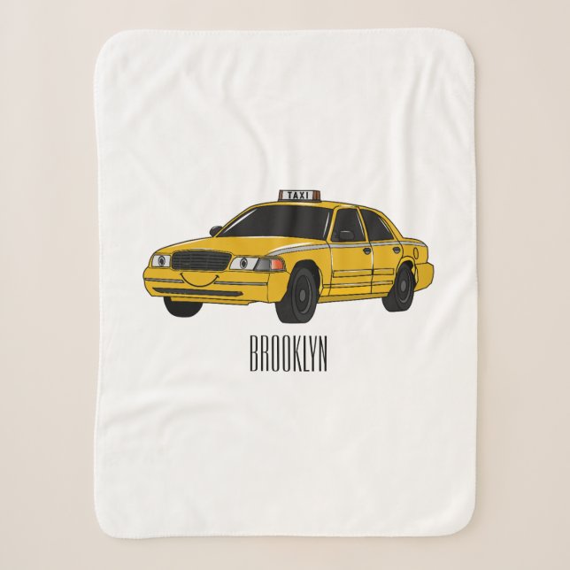 Abbildung des Cartoon Taxi Sherpadecke (Vorderseite)