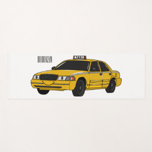 Abbildung des Cartoon Taxi Yogamatte