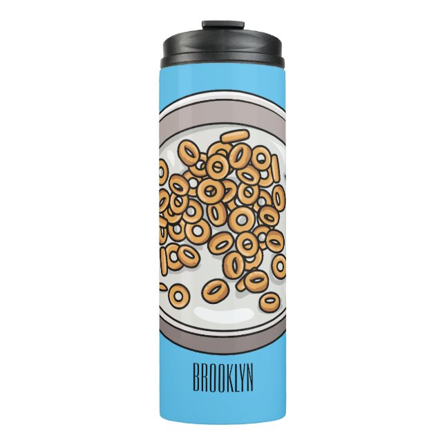Abbildung des Cartoon Thermosbecher (Vorderseite)