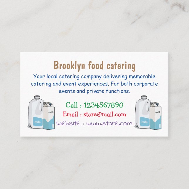 Abbildung des Cartoon Visitenkarte (Vorderseite)