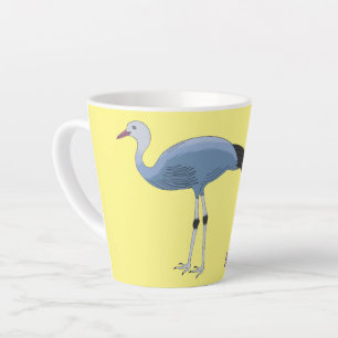 Abbildung des Cartoon von Blaukranken Milchtasse