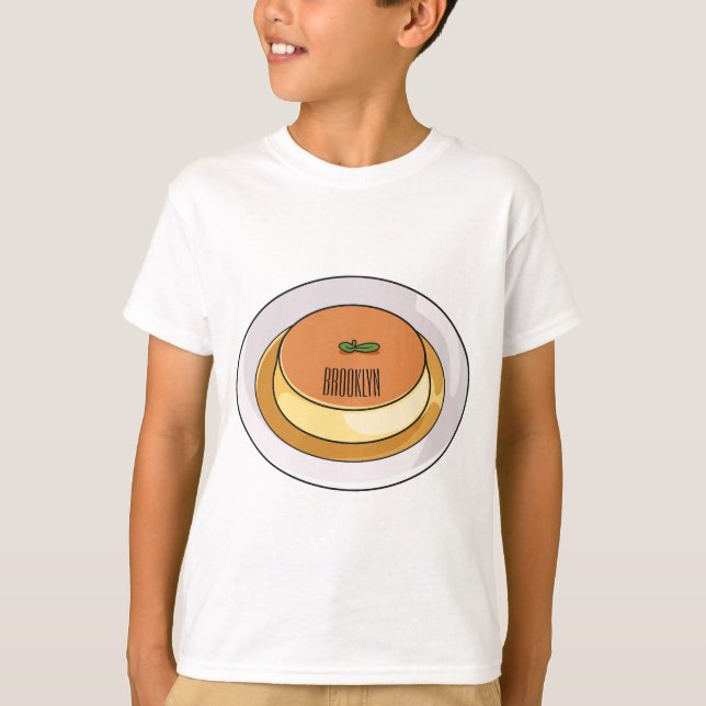 Abbildung des Cartoon von Creme T-Shirt (Vorderseite)