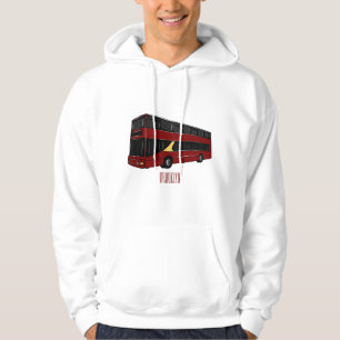 Abbildung des Cartoon von Doppeldeckern Hoodie