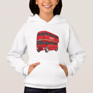 Abbildung des Cartoon von Doppeldeckern Hoodie