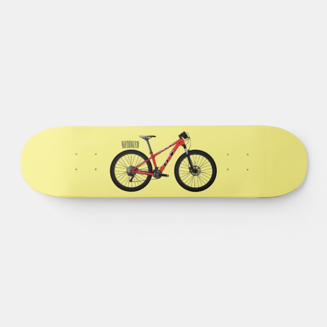 Abbildung des Cartoon von Fahrrädern Skateboard (Horizontal)