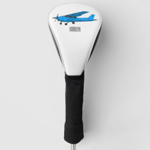 Abbildung des Cartoon von Festflugzeugen Golf Headcover