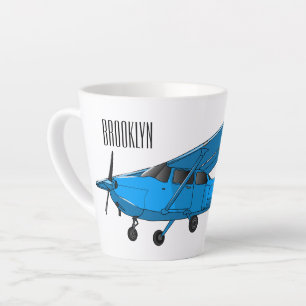 Abbildung des Cartoon von Festflugzeugen Milchtasse