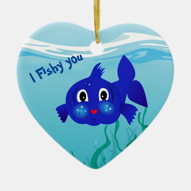 Abbildung des Cartoon von Fett Keramik Ornament (Vorne)