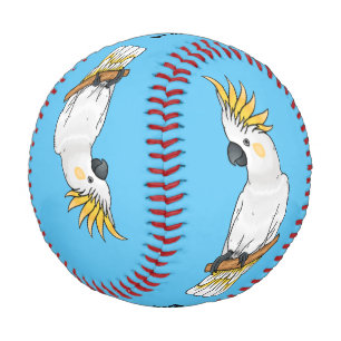Abbildung des Cartoon von Kakatovogel mit Schwefel Baseball
