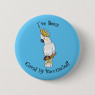 Abbildung des Cartoon von Kakatovogel mit Schwefel Button