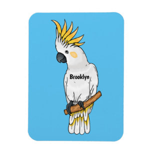 Abbildung des Cartoon von Kakatovogel mit Schwefel Magnet