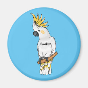 Abbildung des Cartoon von Kakatovogel mit Schwefel Magnet