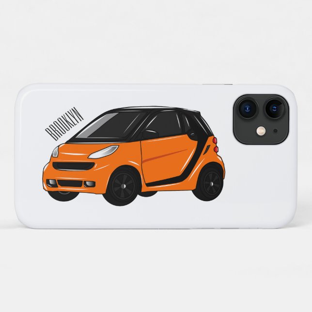 Abbildung des Cartoon von Kleinwagen Case-Mate iPhone Hülle (Rückseite (Horizontal))