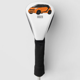 Abbildung des Cartoon von Kleinwagen Golf Headcover