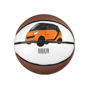 Abbildung des Cartoon von Kleinwagen Mini Basketball