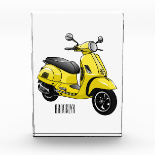 Abbildung des Cartoon von Motorrädern Fotoblock