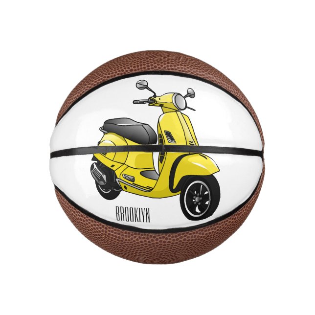 Abbildung des Cartoon von Motorrädern Mini Basketball (Vorderseite)