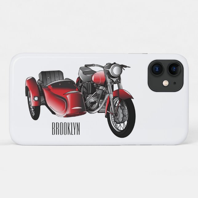 Abbildung des Cartoon von Nebenkraftwagen Case-Mate iPhone Hülle (Rückseite (Horizontal))