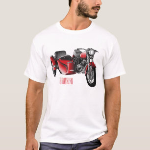 Abbildung des Cartoon von Nebenkraftwagen T-Shirt