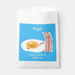 Abbildung des Cartoon von niedlichem Kawaii mit Ei Geschenktütchen