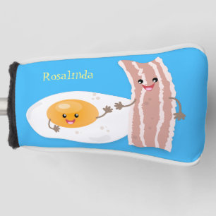 Abbildung des Cartoon von niedlichem Kawaii mit Ei Golf Headcover